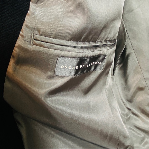 Vintage Dark Navy Versatile Wear Mens Blazer By Oscar De La Renta - Picture 6 of 8